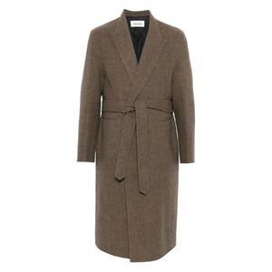 Tonywack Brown Coats - Single Breasted Coats Men